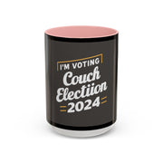 I’m Voting Couch 2024 Accent Coffee Mug (15oz)