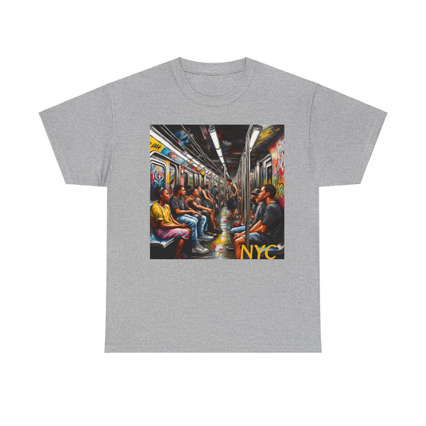 NYC Subway Unisex Heavy Cotton Tee