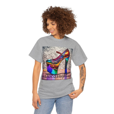 Disco Nights Unisex Heavy Cotton Tee