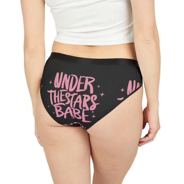 Underthestarsbabe Logo Women's Underwear (AOP)