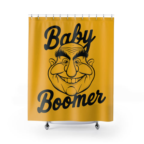 Baby Boomer Design Shower Curtain