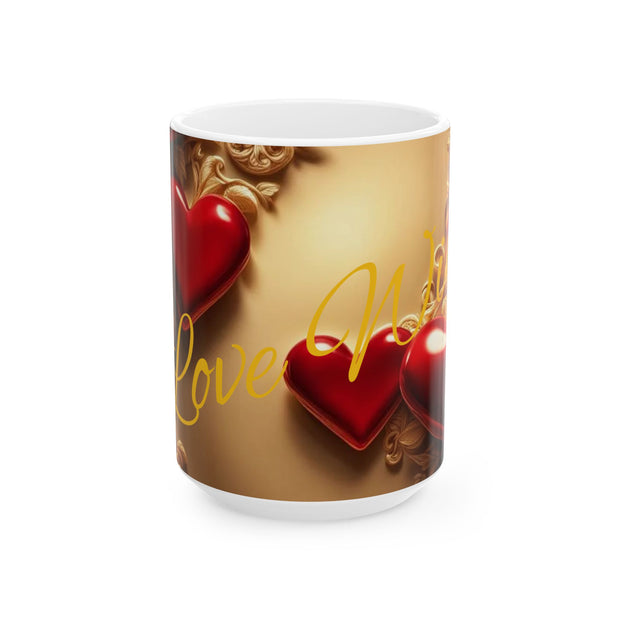 Love Wins! Ceramic Mug 15 Oz