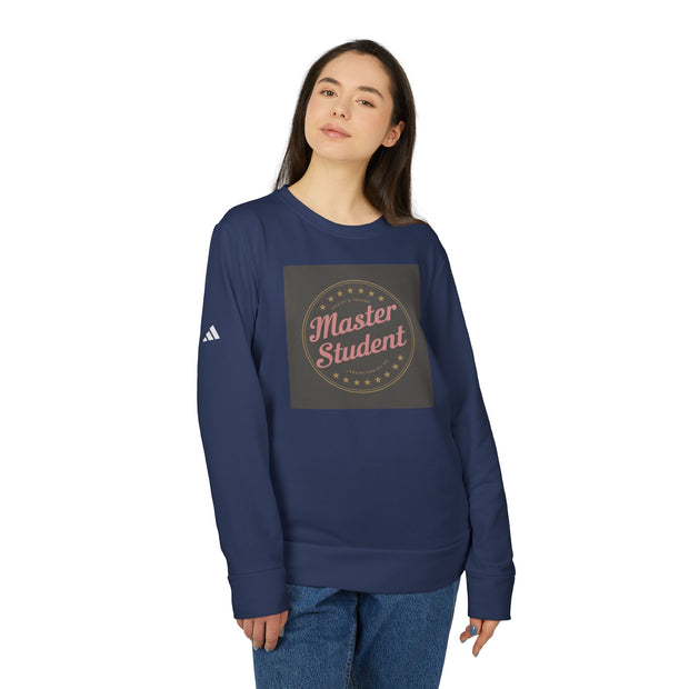 Master Student adidas® Unisex Fleece Crewneck Sweatshirt