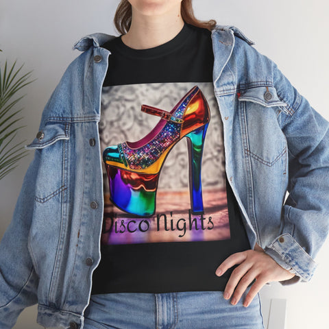 Disco Nights Unisex Heavy Cotton Tee