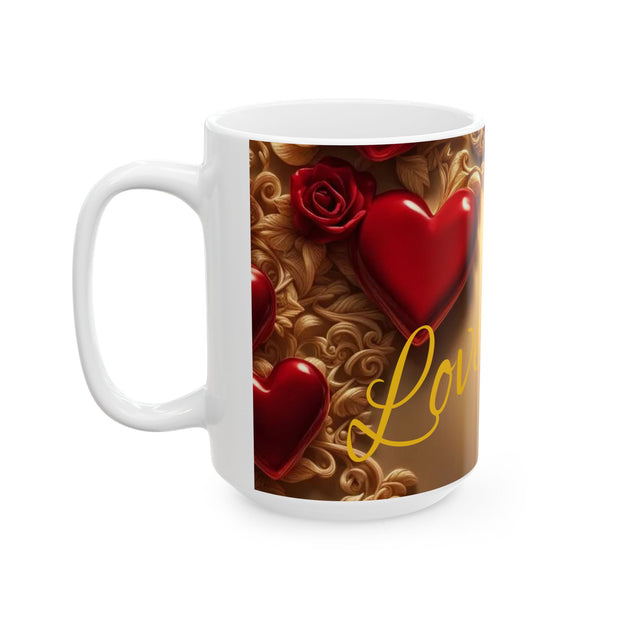 Love Wins! Ceramic Mug 15 Oz