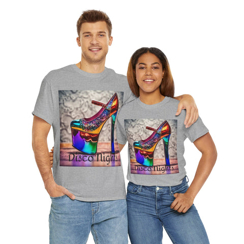 Disco Nights Unisex Heavy Cotton Tee