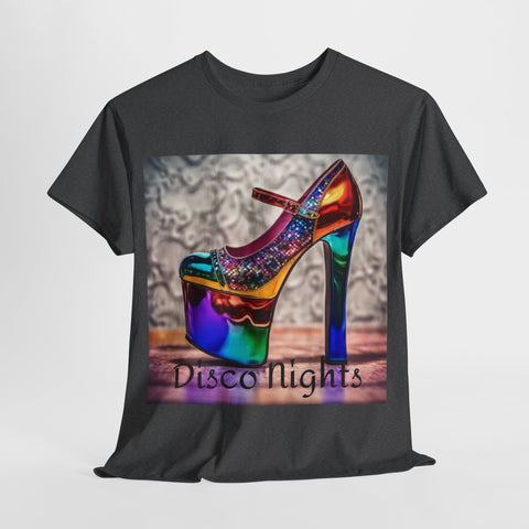 Disco Nights Unisex Heavy Cotton Tee