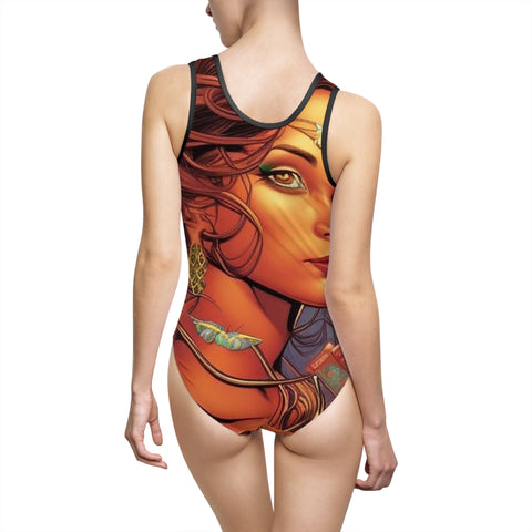 Mermaid Women's Classic One-Piece Swimsuit (AOP)