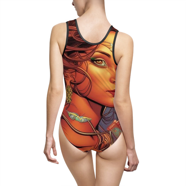 Mermaid Women's Classic One-Piece Swimsuit (AOP)