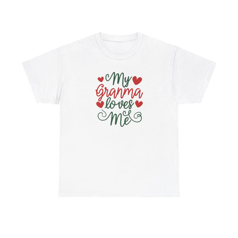 My Granma Loves Me Unisex Heavy Cotton Tee gift birthday bestie grand kids