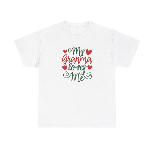 My Granma Loves Me Unisex Heavy Cotton Tee gift birthday bestie grand kids