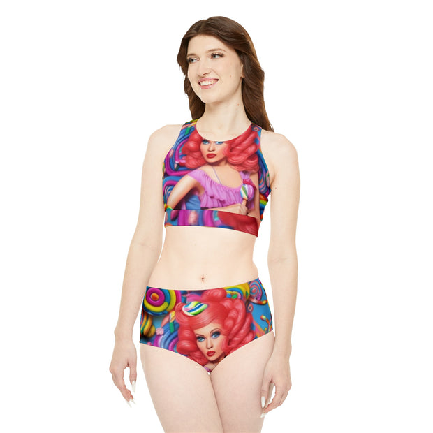 Candy Girl Sporty Bikini Set Swimsuit