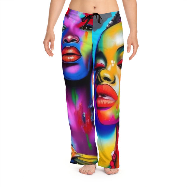 Soul Sistas Women's Pajama Pants (AOP)