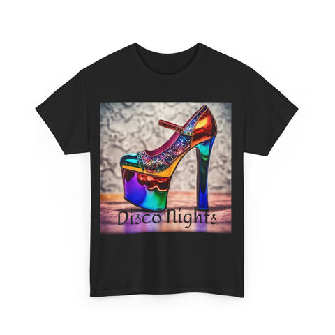 Disco Nights Unisex Heavy Cotton Tee