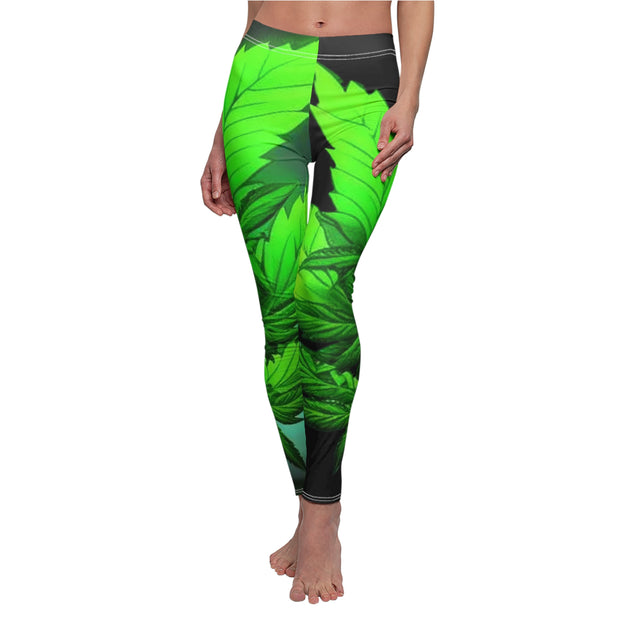 Healing Leaf Women's Cut & Sew Casual Leggings