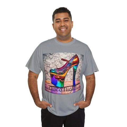 Disco Nights Unisex Heavy Cotton Tee