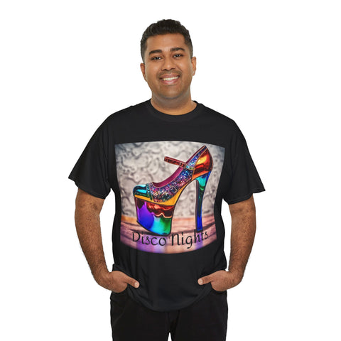 Disco Nights Unisex Heavy Cotton Tee