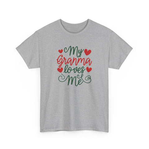 My Granma Loves Me Unisex Heavy Cotton Tee gift birthday bestie grand kids