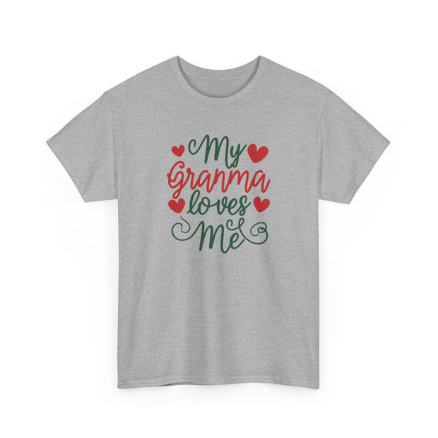 My Granma Loves Me Unisex Heavy Cotton Tee gift birthday bestie grand kids