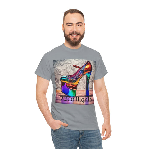 Disco Nights Unisex Heavy Cotton Tee