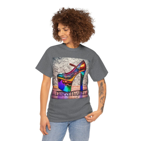 Disco Nights Unisex Heavy Cotton Tee