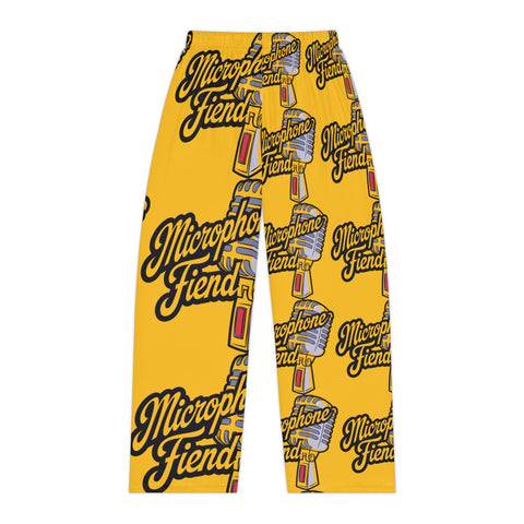 Microphone Fiend Unisex Pajama Pants (AOP)