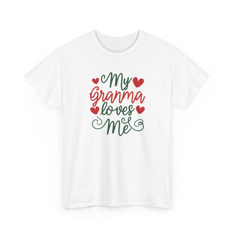 My Granma Loves Me Unisex Heavy Cotton Tee gift birthday bestie grand kids