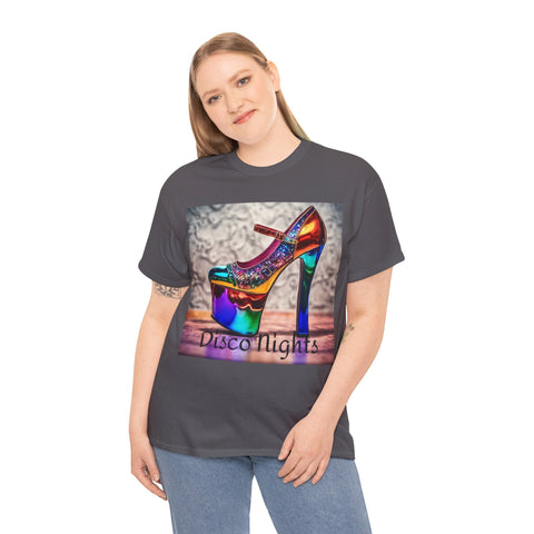 Disco Nights Unisex Heavy Cotton Tee