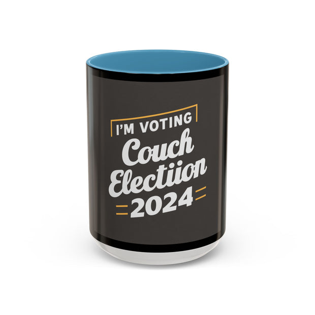 I’m Voting Couch 2024 Accent Coffee Mug (15oz)