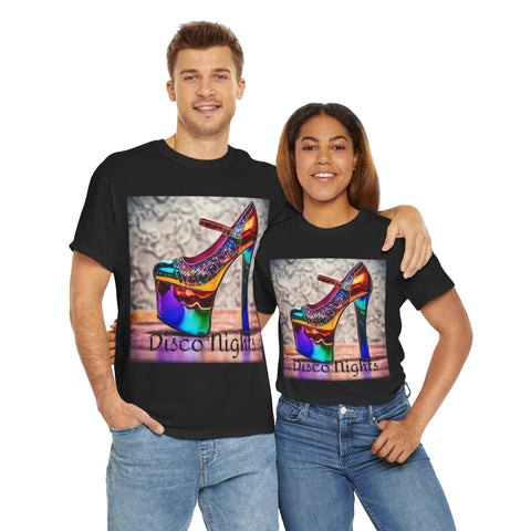 Disco Nights Unisex Heavy Cotton Tee