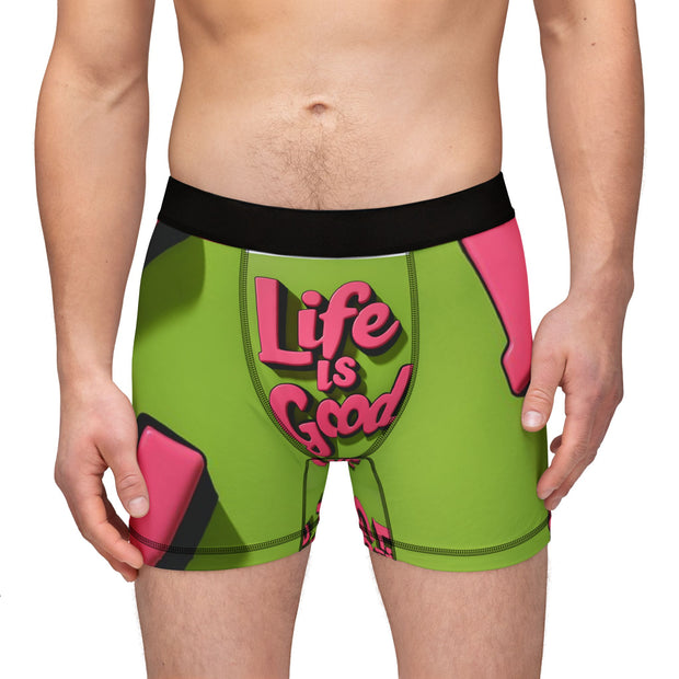 Life is Good Patterned Underwear for Men