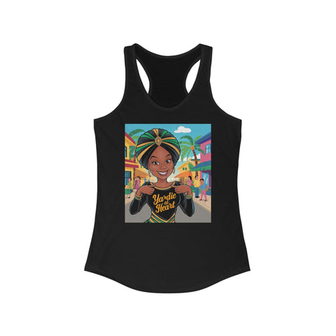 Yardie At Heart Women's Ideal Racerback Tank