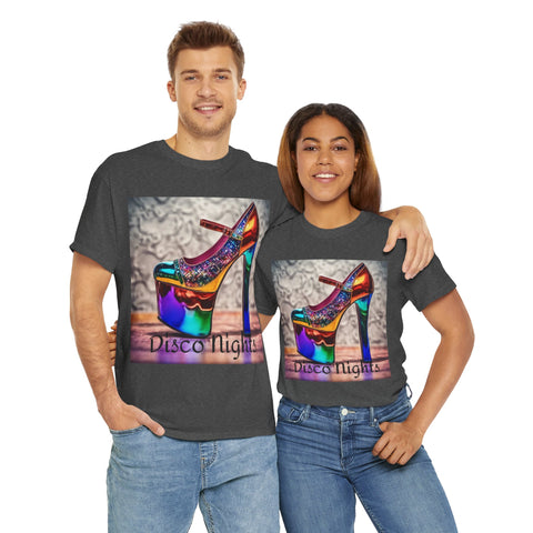 Disco Nights Unisex Heavy Cotton Tee