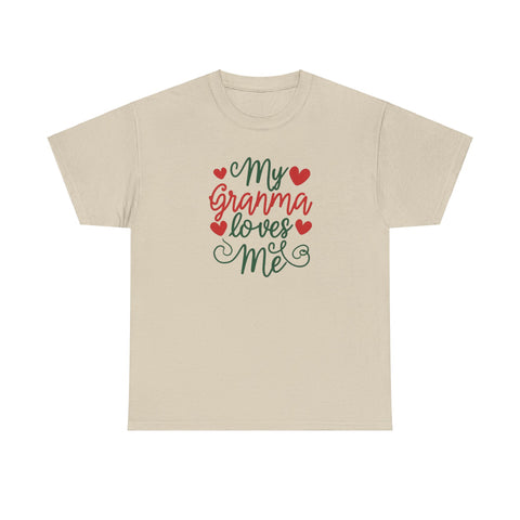 My Granma Loves Me Unisex Heavy Cotton Tee gift birthday bestie grand kids