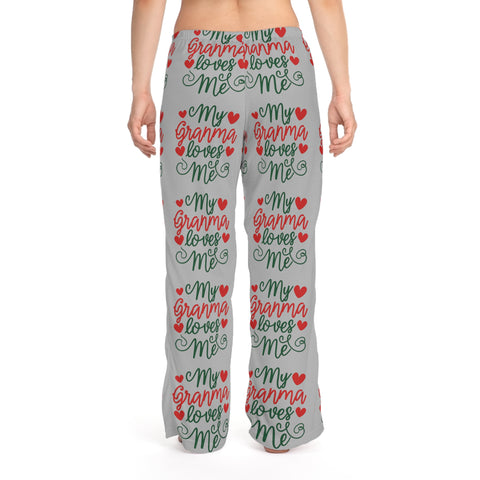 My Granma Love Me Women's Pajama Pants (AOP)