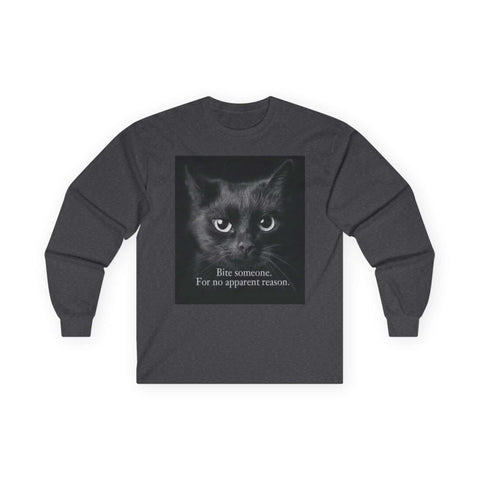 Feline Bite Long Sleeve Tee - Under The Stars Babe