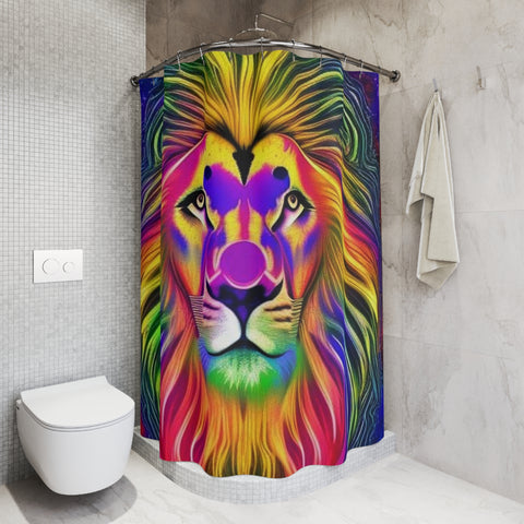 Lion Of Judah Polyester Shower Curtain