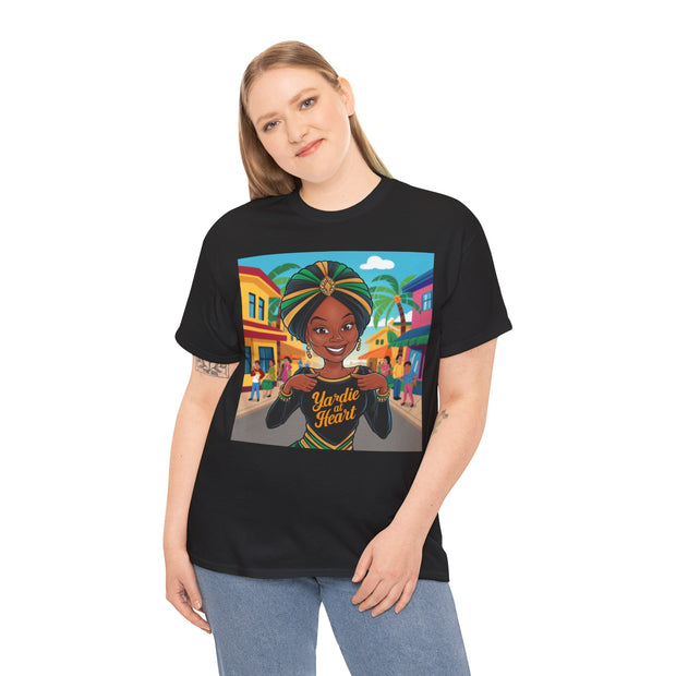 Yardie Heart Unisex Heavy Cotton Tee