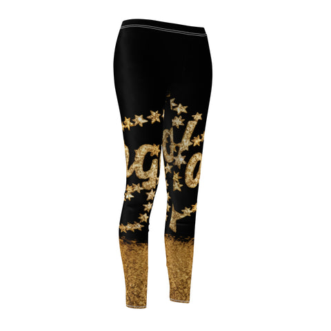 Stargazing Women's Cut & Sew Casual Leggings (AOP)