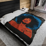 Afro Mama Velveteen Plush Blanket