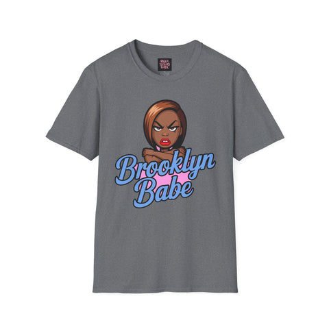 Brooklyn Babe Unisex Softstyle T-Shirt - Under The Stars Babe