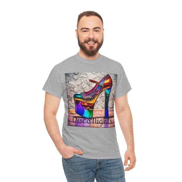 Disco Nights Unisex Heavy Cotton Tee