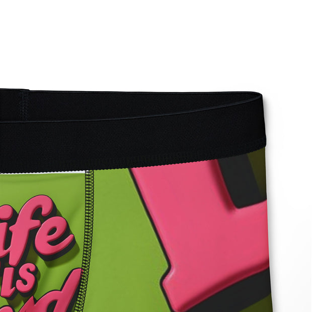 Life is Good Patterned Underwear for Men