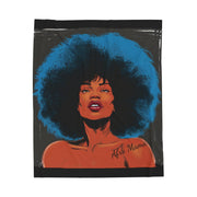 Afro Mama Velveteen Plush Blanket