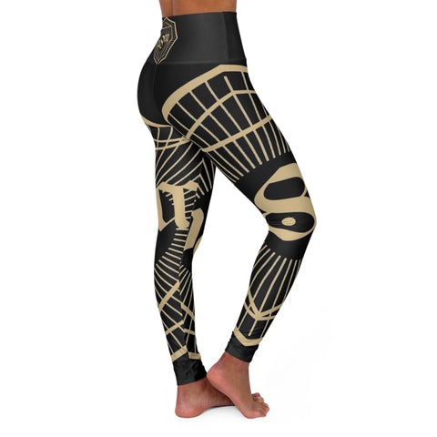 Abundance Sigil High Waisted Yoga Leggings (AOP)