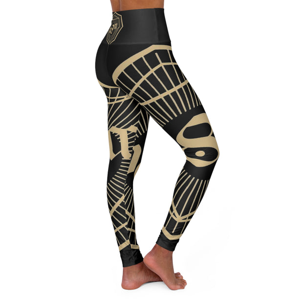 Abundance Sigil High Waisted Yoga Leggings (AOP)