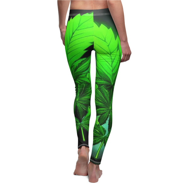 Healing Leaf Women's Cut & Sew Casual Leggings