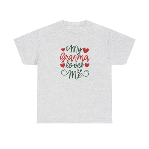 My Granma Loves Me Unisex Heavy Cotton Tee gift birthday bestie grand kids