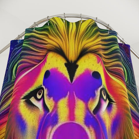 Lion Of Judah Polyester Shower Curtain