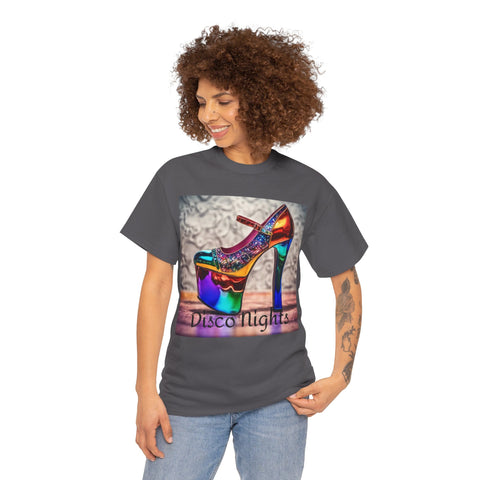 Disco Nights Unisex Heavy Cotton Tee